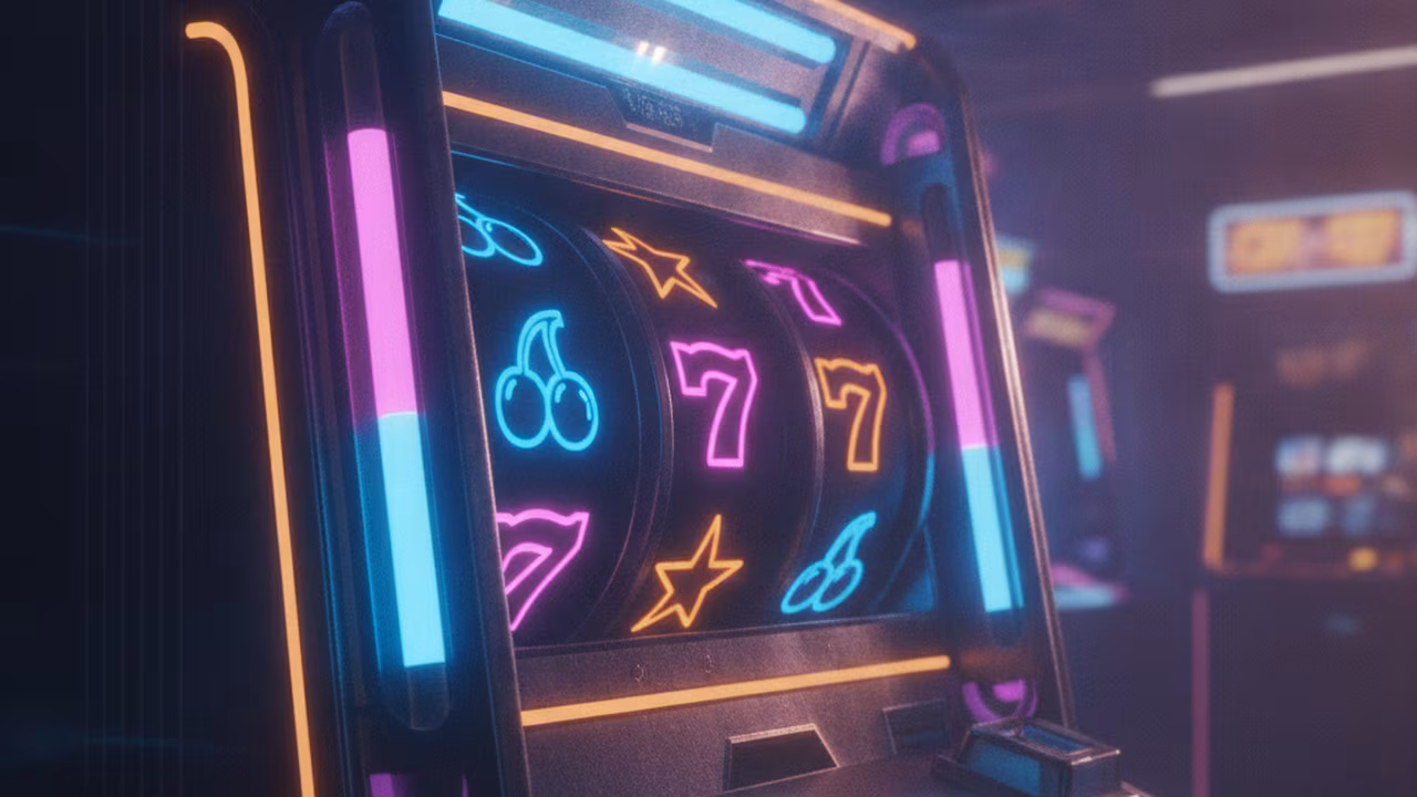 Neon Reels social slot game cover